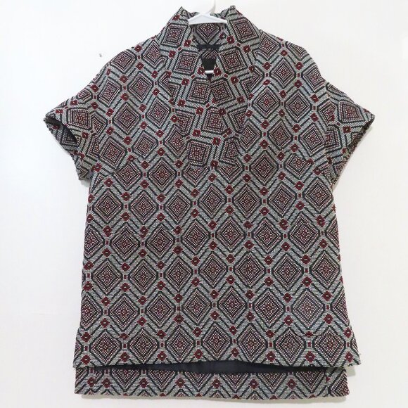 J.Crew Collection Jacquard Popover Size XXS - Picture 3 of 12
